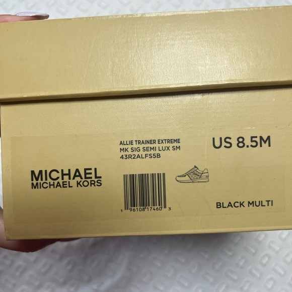 Michael Kors Black Multi Sneaker - Picture 5 of 6